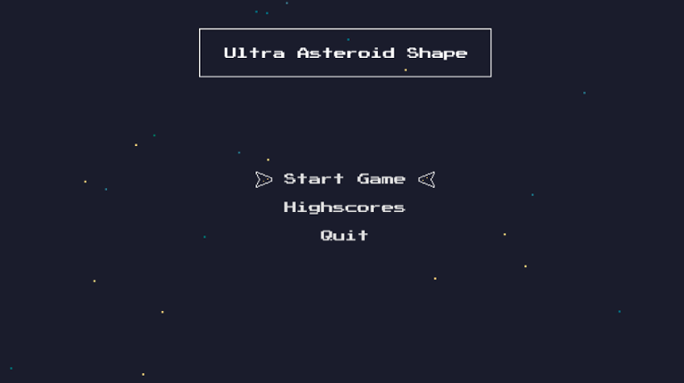Ultra Asteroid Shape Game Cover