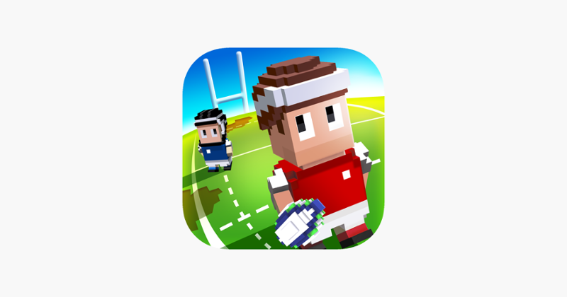 Blocky Rugby Game Cover