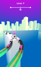 Sky Roller: Rainbow Skating Image