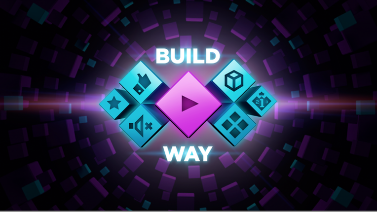 Build Way 3D Arcade retro cube runner puzzle game Game Cover