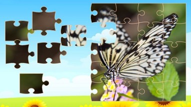 Butterfly Jigsaw Puzzle Kid Game Image