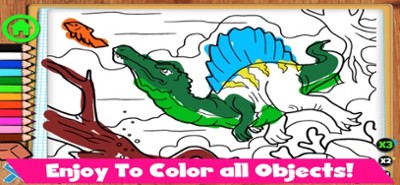 Coloring Dinos Image