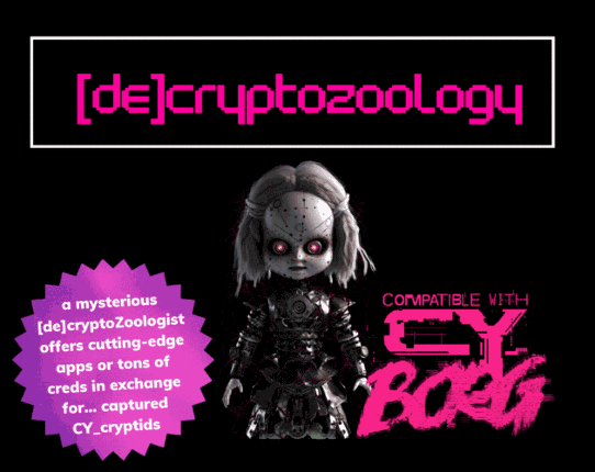 [DE]CRYPTOZOOLOGY, a CY_BORG mystery pamphlet Game Cover