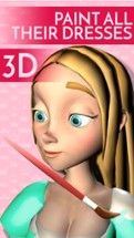 Princesses 3D Coloring book - Painting game Image