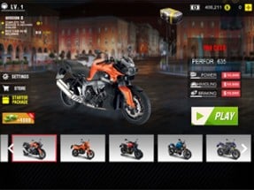 Racing Bike :Motorcycle Rider Image