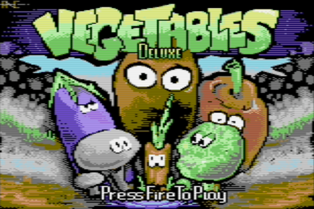 Vegetables Deluxe C64 Game Cover