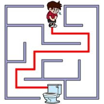 Maze Escape: Toilet Rush Image