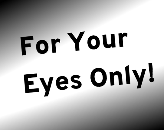 SFAS 2021 - For Your Eyes Only Game Cover