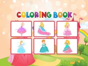 Princess Coloring Book - Painting Game for Kids Image