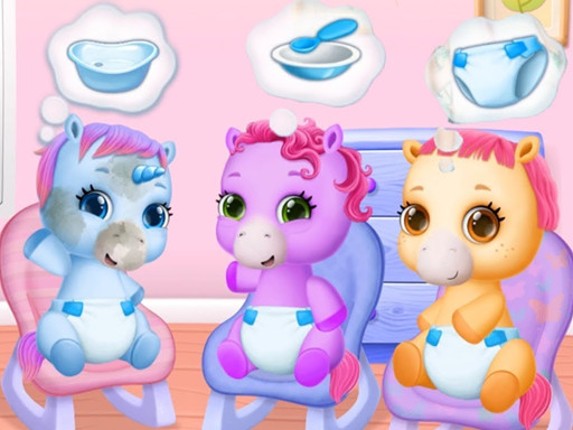 Baby Pony Sisters Care Game Cover