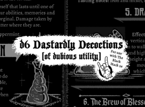 d6 Dastardly Decoctions [of Dubious Utility] Image