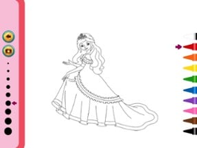 Princess Coloring Book - Painting Game for Kids Image