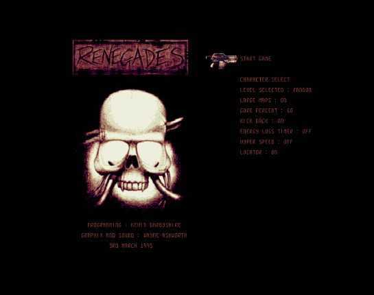 Renegades (AMIGA 1995 Original Version) Game Cover