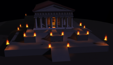 WS18/19 Greek Temple - DCC Diorama Image