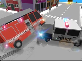 Blocky Police - Super Hero Car Image
