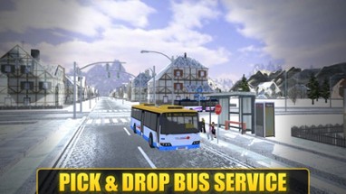 Hill Coach Driving Snow Bus Drive Sim 3D Image