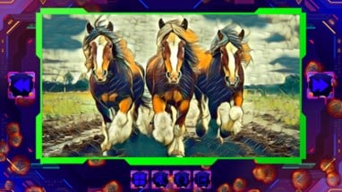 Twizzle Puzzle: Horses Image