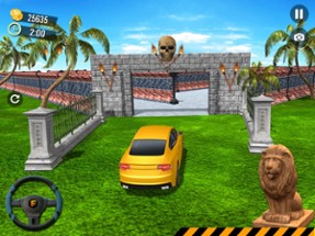 Wall Driving Car Puzzle Image