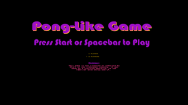 Pong-Like Game Image