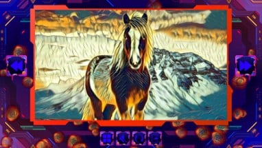 Twizzle Puzzle: Horses Image