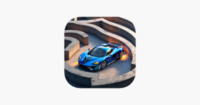 Wall Driving Car Puzzle Image