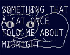 Something that a Cat once told me about Midnight Image