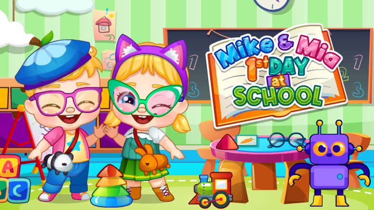 Mike And Mia 1st Day At School Game Cover