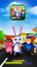 3D Rabbit Street Racer Escape Police Free Games Image