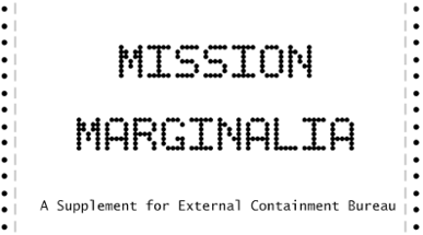 Mission Marginalia, An ECB Supplement Image