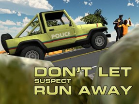 Offroad 4x4 Police Jeep – Chase &amp; arrest robbers in this cop vehicle driving game Image