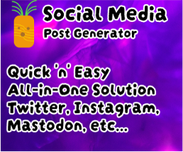 Social Media All-In-One Post Generator Image