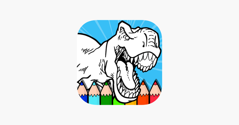 Coloring Dinos Game Cover