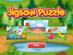 Dinosaur Fossil: Jigsaw Puzzle Preschool Toddler Image