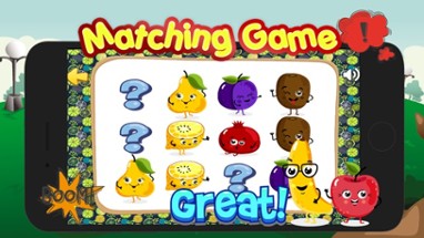 Fruit &amp; Vegetable Match Free-Matching Game For Kid Image