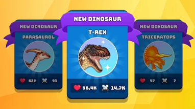 Merge Dinosaurs Battle Fight Image