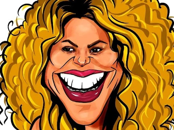 Shakira Funny Face Game Cover