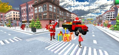 Christmas Santa City Driving Image