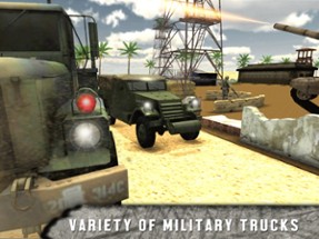 Military Truck Drive War Zone Image