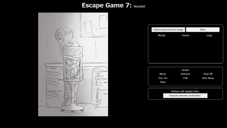 TripleQ Escape Game Remastered: 7 - Novelist Game Cover