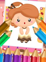 Little Princess Food Coloring World Drawing Story Kids Game Image