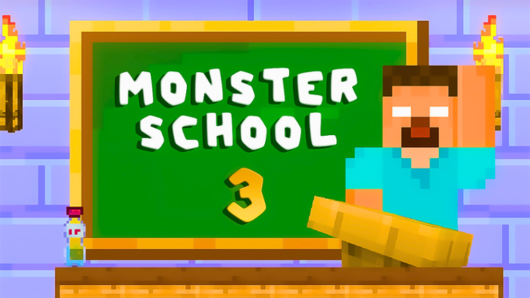 Monster School 3 Game Cover
