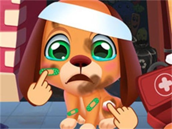 Stray Puppy Pet Care Game Game Cover