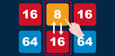 Swap n Merge Numbers 2048: Match 3 Puzzle Image