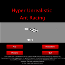 Hyper Unrealistic Ant Racing Image