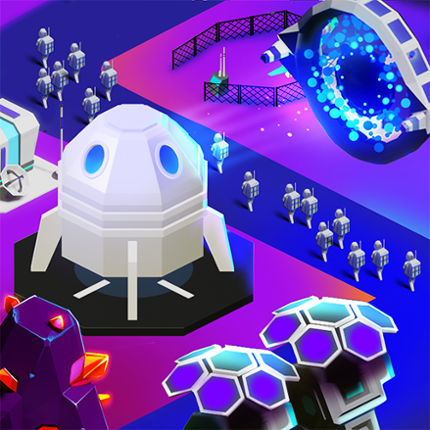 Space Colony: Idle Click Miner Game Cover