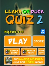 Llama or Duck Quiz 2 Image