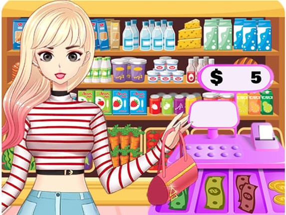Supermarket Store Girl Game Cover