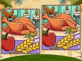 Thanksgiving Spot The Differences Image