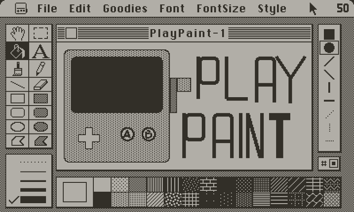 PlayPaint - A Drawing App for Playdate Game Cover