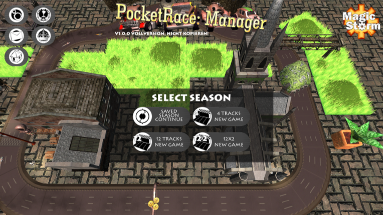 Pocket Race: Manager Game Cover